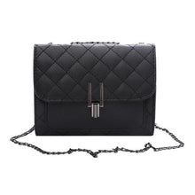 Load image into Gallery viewer, Lozenge Fashion handbags High quality PU leather Women bag Sweet girl chain Mini Flap square package Lattice shoulder Female bag