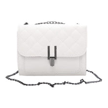 Load image into Gallery viewer, Lozenge Fashion handbags High quality PU leather Women bag Sweet girl chain Mini Flap square package Lattice shoulder Female bag