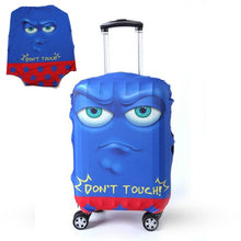Load image into Gallery viewer, TRIPNUO Thicker Blue City Luggage Cover Travel Suitcase Protective Cover for Trunk Case Apply to 19''-32'' Suitcase Cover