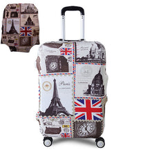 Load image into Gallery viewer, TRIPNUO Thicker Blue City Luggage Cover Travel Suitcase Protective Cover for Trunk Case Apply to 19''-32'' Suitcase Cover